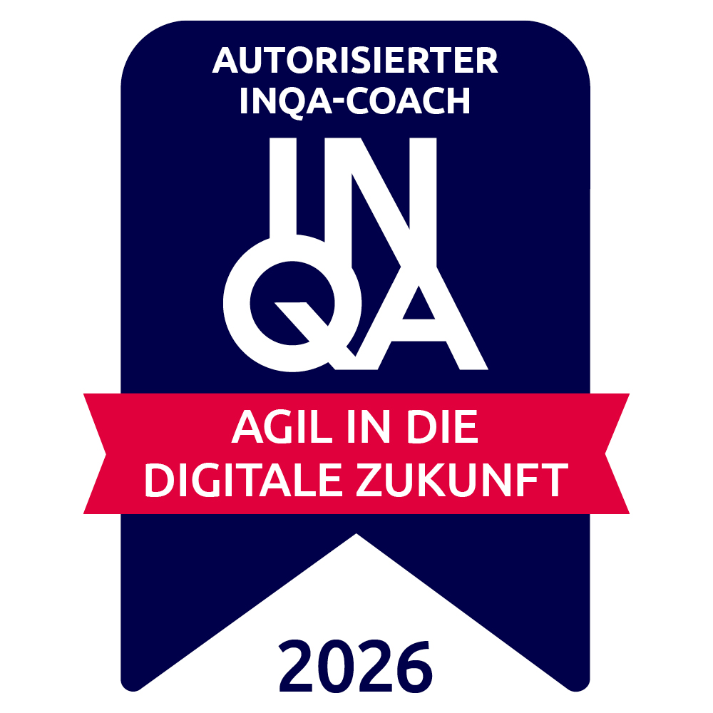 Badge autorisierter INQA-Coach 2026